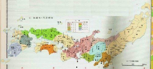 日本66国地图,一幅全景式地图解读